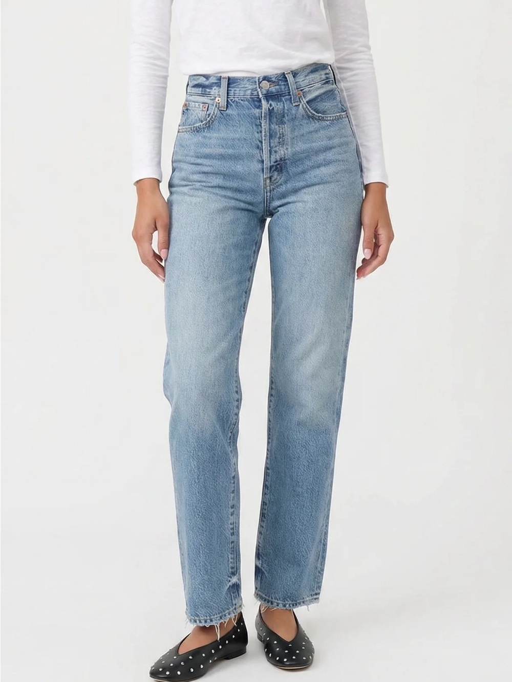 NWT Pistola Cassie High Rise Straight Jeans in Serpentine Vintage size 28